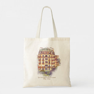 Paris Streets: Quai Saint-Michel & Rue Petit Pont Tote Bag