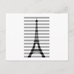 Paris Stripes Postcard