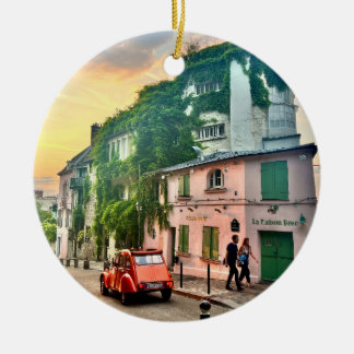 Paris sunset Christmas tree decoration