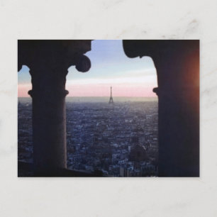 Paris Sunset Postcard