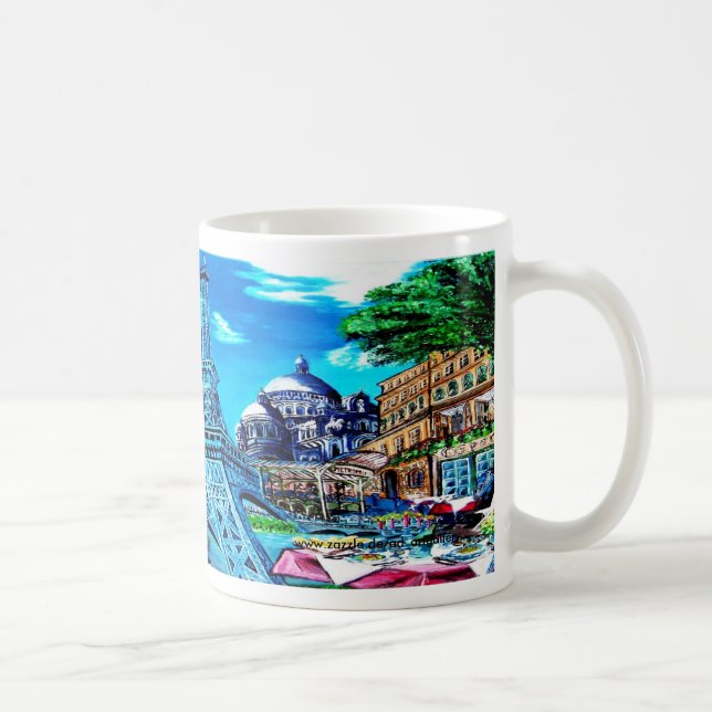 Paris Tasse   www.zazzle.de/ad_artgallery Coffee Mug (Right)