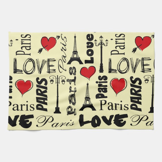Paris Tea Towel (Horizontal)