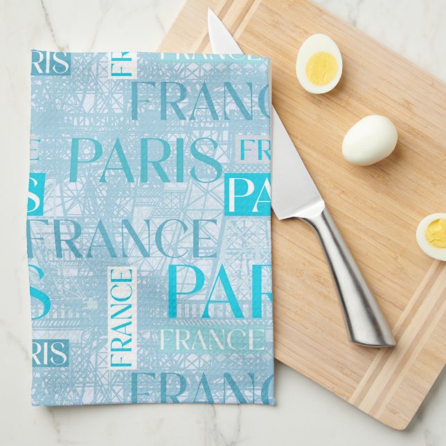 Paris Tea Towel (Quarter Fold)