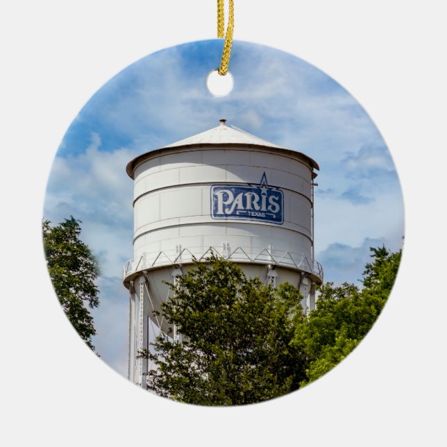 Paris, Texas - 2 sided Ornament (Front)
