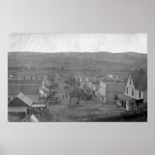 Paris, TexasAerial View of TownParis, TX Poster