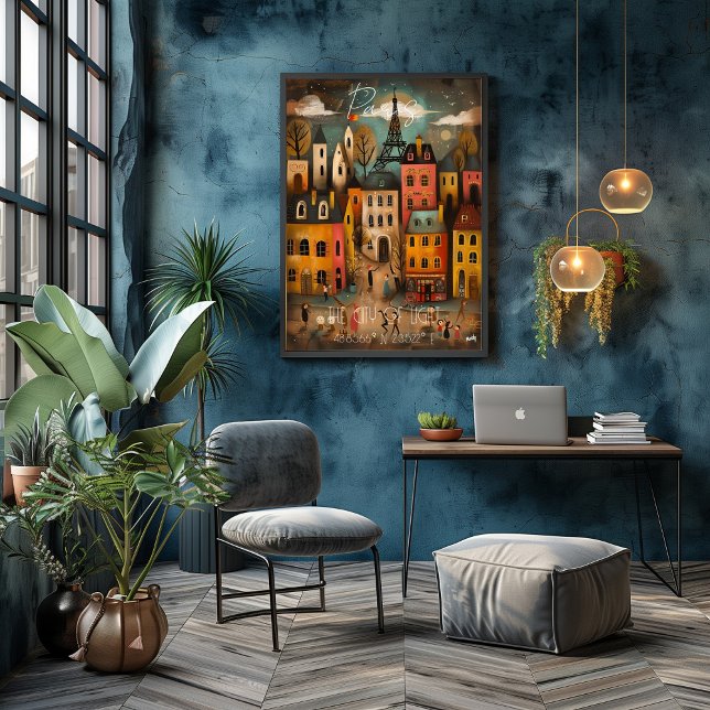 Paris: The City of Light - Whimsical Art Poster (Creator Uploaded)