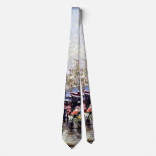 Paris, The Flower Market of La Madeleine Tie