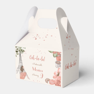 Paris theme french birthday party favour box
