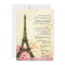 Paris Themed Bridal Shower Invitation template