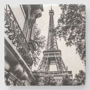 Paris Themed Coasters in Black and White