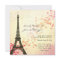 Paris Themed Wedding Invitation