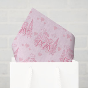 Paris Tissue Paper, Eiffel Tower Decoupage Paper