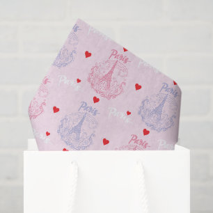 Paris Tissue Paper, Eiffel Tower Decoupage Paper