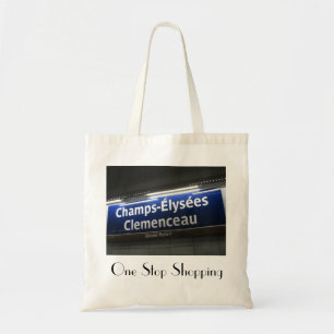 Paris Tote Bag, Caption: One Stop Shopping