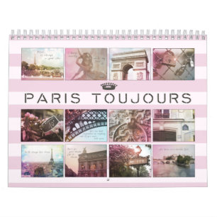 Paris Toujours Photography Calendar