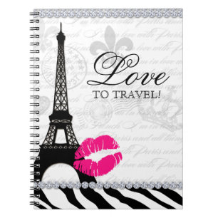 Paris Travel Journal Eiffel Tower Lips