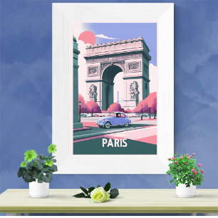 Paris Travel Poster