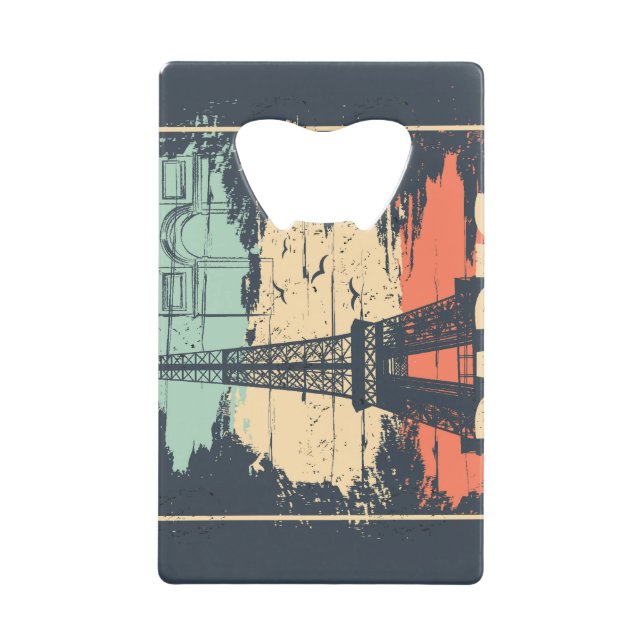 Paris typography: abstract Eiffel poster. (Front)