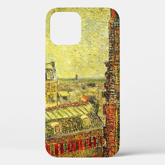 Paris View from Vincent's Room by Vincent van Gogh Case-Mate iPhone Case (Back)
