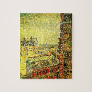 Paris View from Vincent's Room by Vincent van Gogh Jigsaw Puzzle