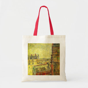 Paris View from Vincent's Room by Vincent van Gogh Tote Bag