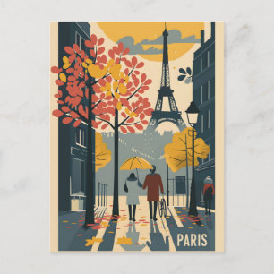 Paris Vintage Art Postcard
