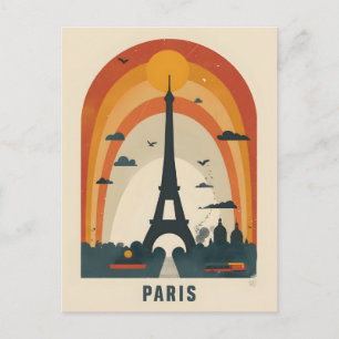 Paris Vintage Art Postcard