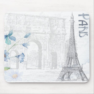 Paris Vintage Mouse Pad