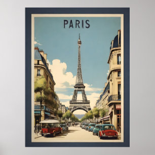 Paris vintage poster