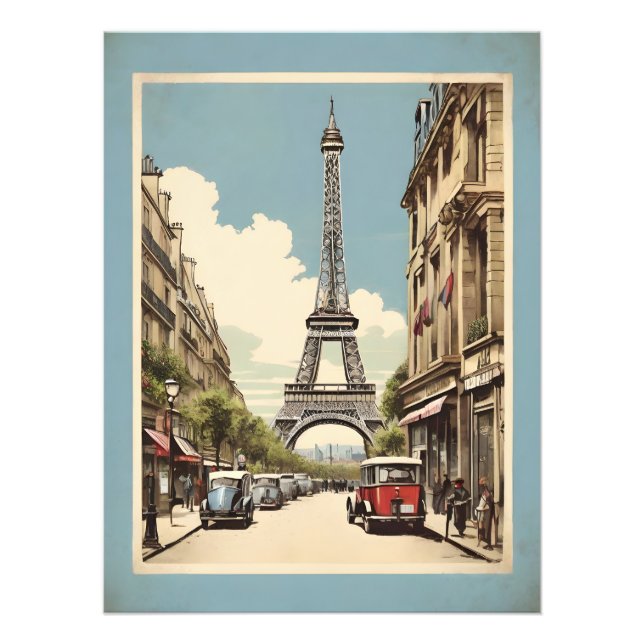 Paris vintage poster (Front)