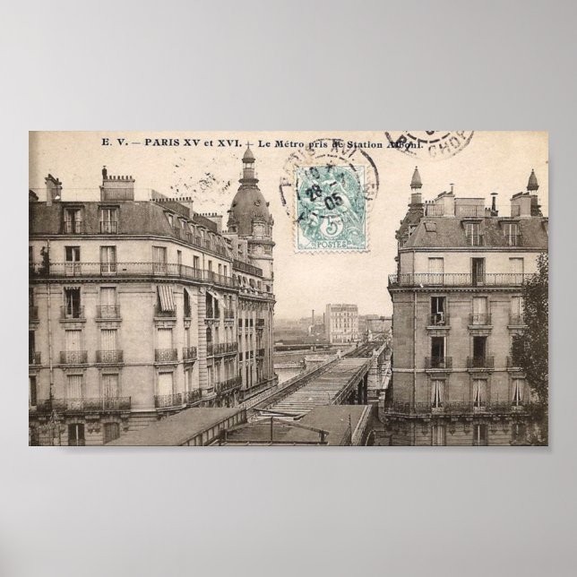 Paris – Vintage Poster (Front)