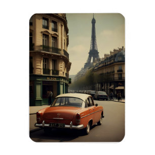 Paris vintage poster magnet