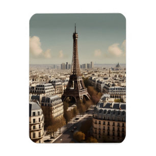 Paris vintage poster magnet