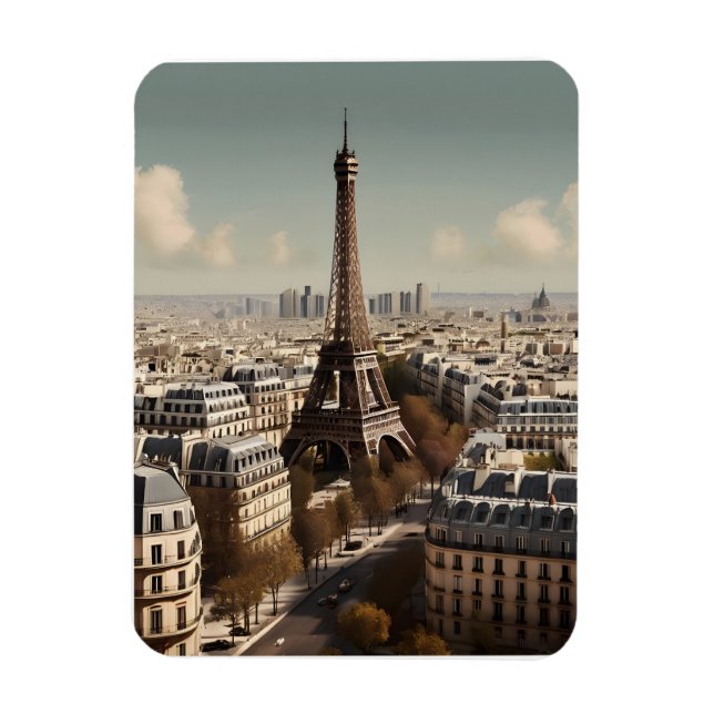 Paris vintage poster magnet (Vertical)