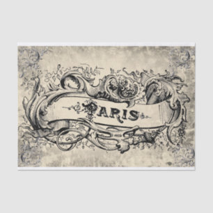 Paris vintage tissue paper
