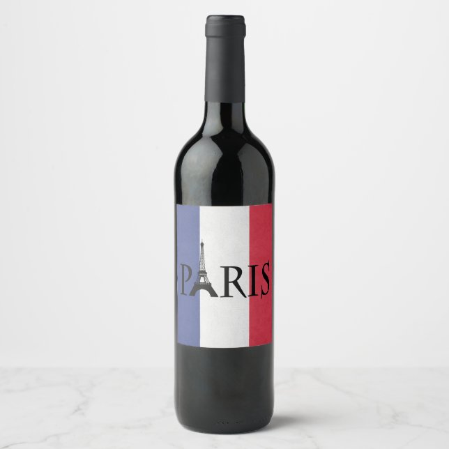 Paris Wine Label (Front)