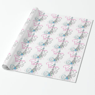 PARIS with love Wrapping Paper