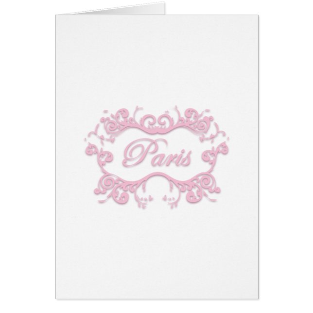 Paris with Scrolls pink (Front)