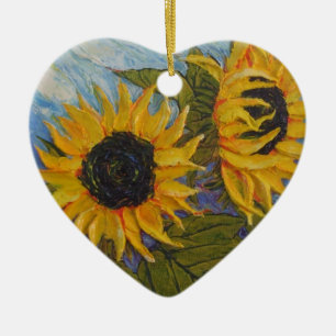 Paris' Yellow Sunflower Ornament
