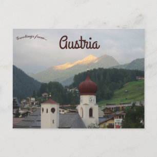 Parish Church of St. Anton am Arlberg Austria Postcard