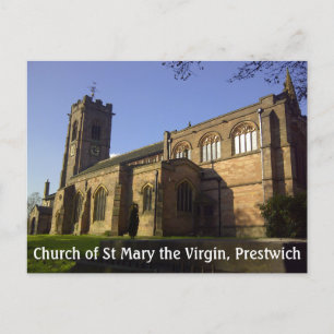 Parish Church of St Mary the Virgin, Prestwich Pos Postcard