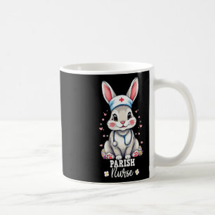Parish Nurse Bunny With Stethoscope Easter Nurse  Coffee Mug