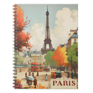 Parisian Autumn Writing Inspiration Notebook