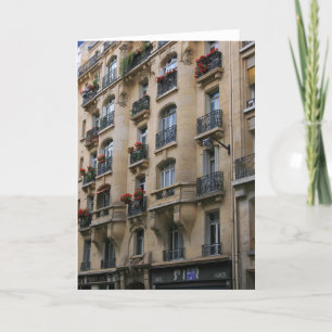 Parisian Balconies Card