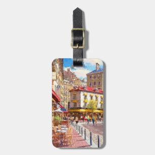 Parisian Captivating Streets  Luggage Tag
