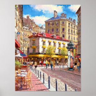 Parisian Captivating Streets  Poster