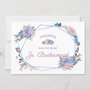Parisian Charm Chic Be My Jr. Bridesmaid Proposal