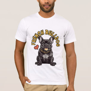 Parisian Charm: French Bulldog T-Shirt