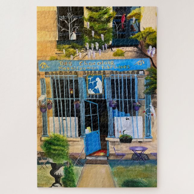Parisian Chocolat Shop, By Gary Poling Jigsaw Puzzle (Vertical)