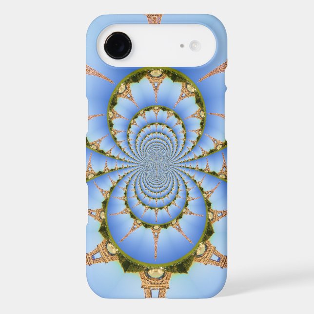 Parisian Dream | Eiffel Tower Kaleidoscope Blue Sk (Back)